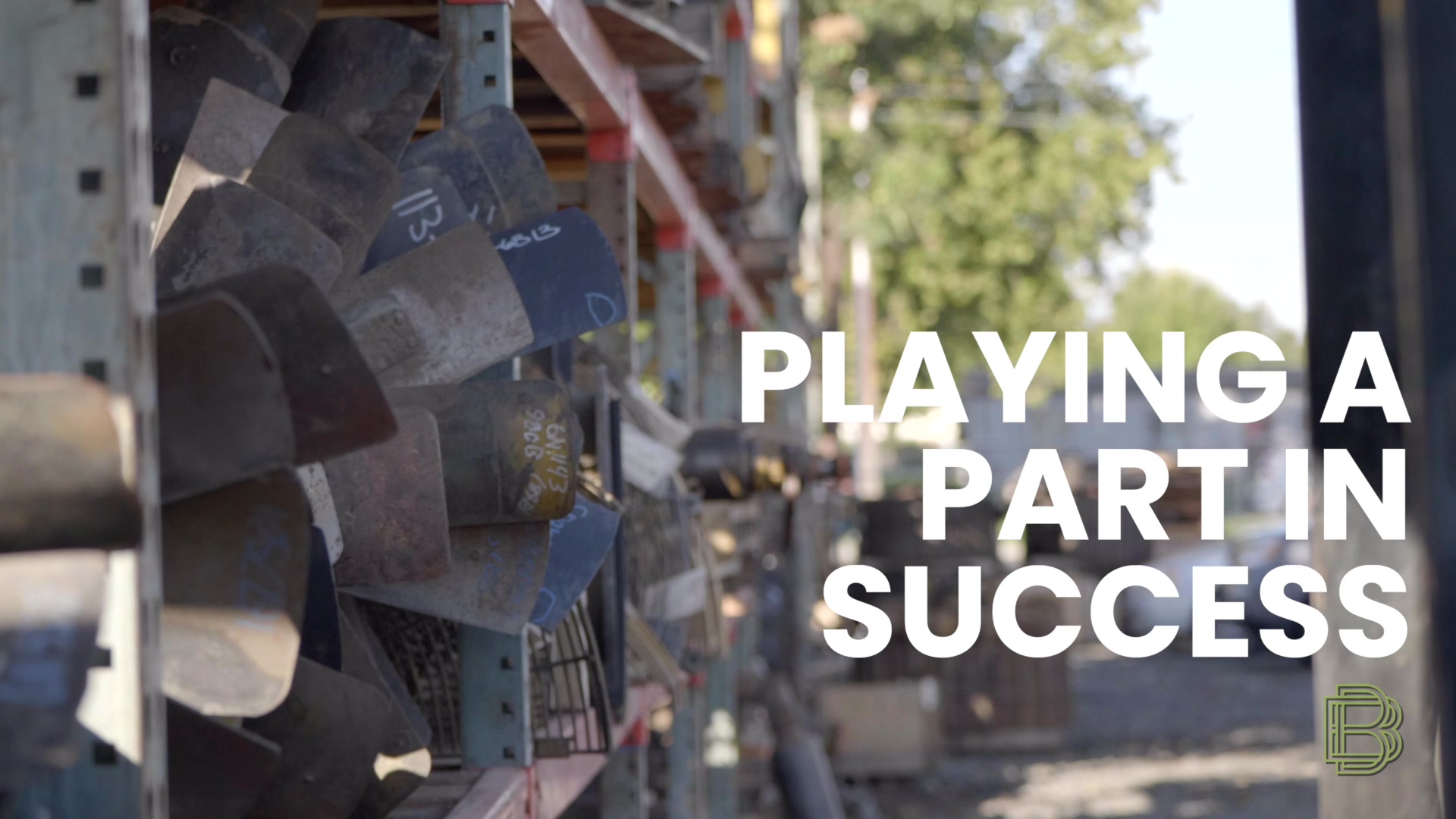 Playing a part in success video image still